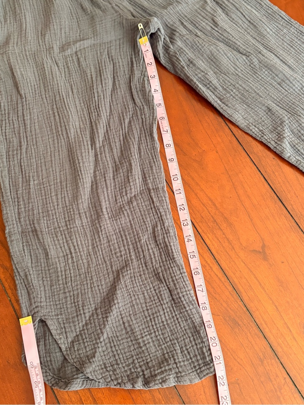 Marine Layer Corinne Gauze Wide Leg Pant - Picture 7 of 9